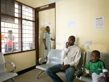 Triage area at Arafa dispensary.